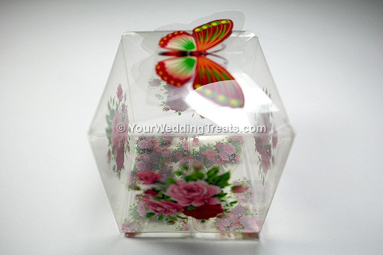 butterfly flower cupcake box
