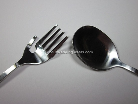 fork and spoon heart series pink box