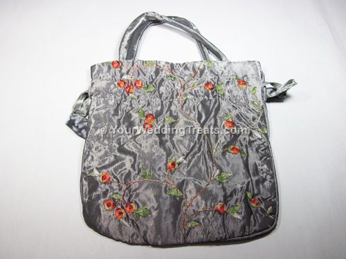 grey gift tote bag