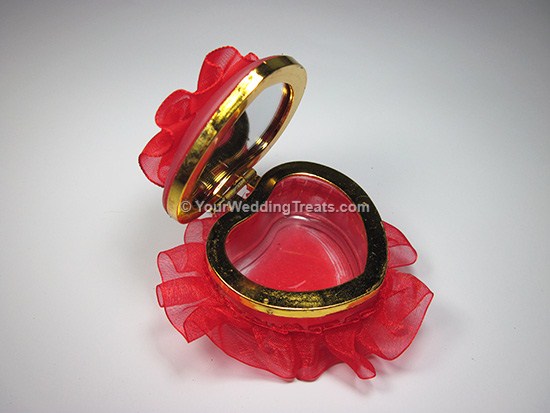 red glass jewelry box 