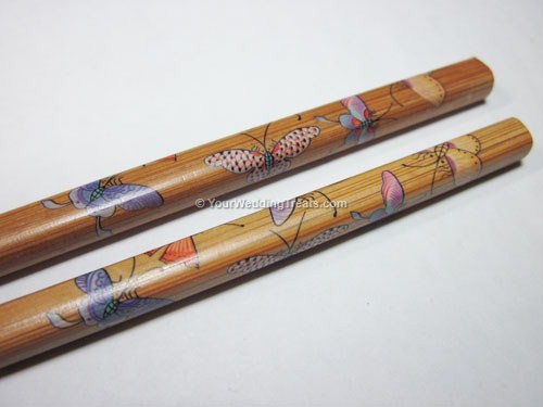 bamboo chopsticks wedding gift set