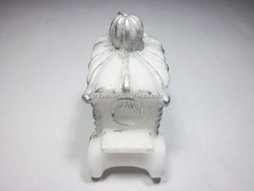bridal carriage wedding gift candle