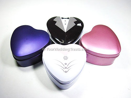 heart shaped favor boxes