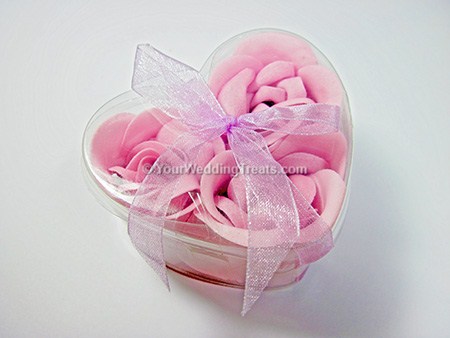 pastel pink scented floral gift hand soap