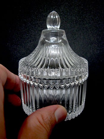 glass potpourri holder size