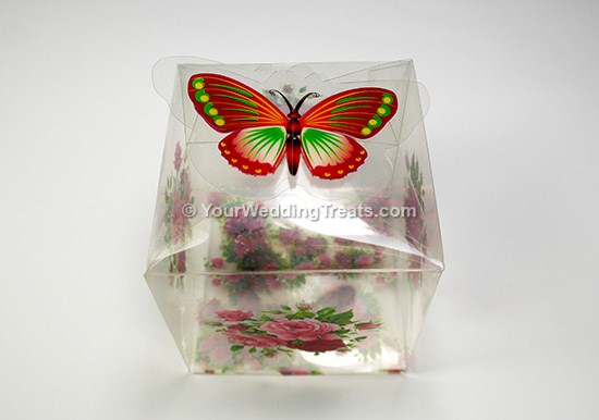 butterfly flower cupcake box