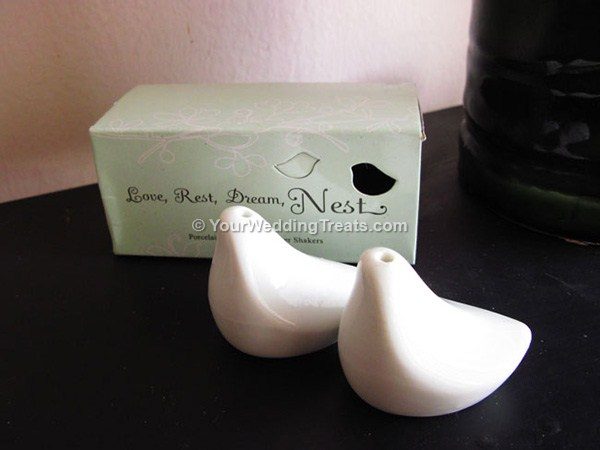 Porcelain Birds Salt & Pepper Shakers